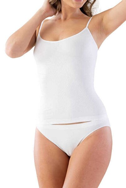 Emay Тонкі бретельки, ребриста майка 5011