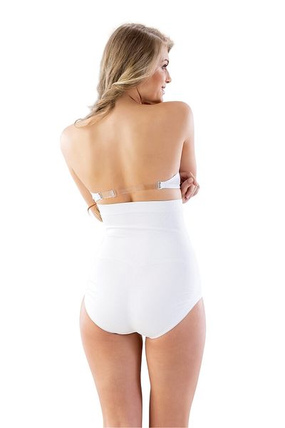 Emay Corset alb cu talie înaltă fără sudură pentru femei