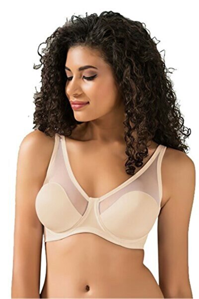 Le Jardin 9200c Γυναικείο - -Σουτιέν Soft Cup με τούλι - Δέρμα