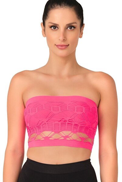 Emay Безшовний бюстгальтер без бретелей з подвійним плетінням