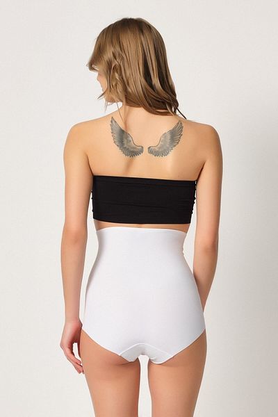 Emay 2920 Corset cu susținere pentru abdomen pentru femei, alb