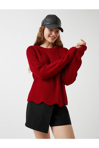 Koton Knitted Sweater Round Neck