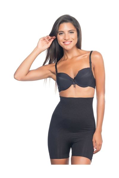 Emay 2075 Double Layer High Waist Short Leg Women's Boxer Corset
