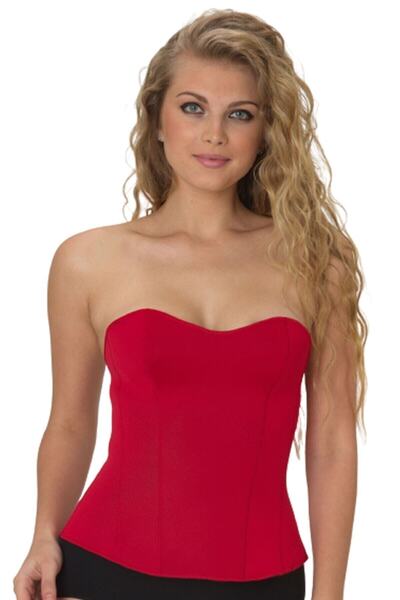 Emay Червоний жіночий корсет - з застібкою 9155k