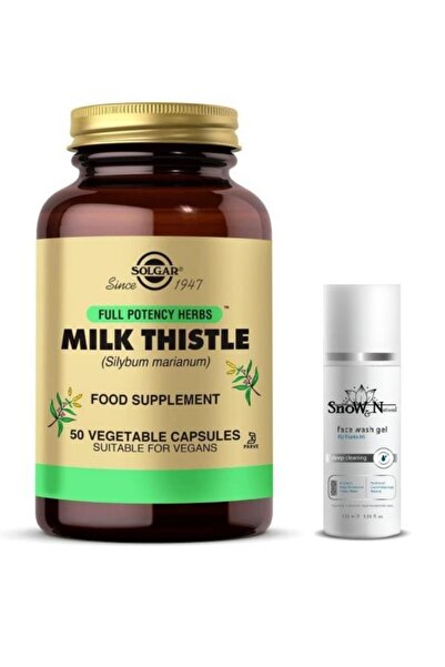 Solgar Milk Thistle 50 Tablet + Yüz Temizleme Jeli 100ml Hediyeli