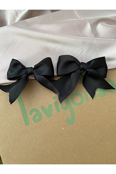 laviyonsa 2 Pieces Ribbon Bow Buckle