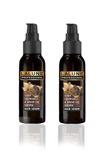 Lalune Professional Siyah Sarımsaklı Argan Saç Serumu 2'li