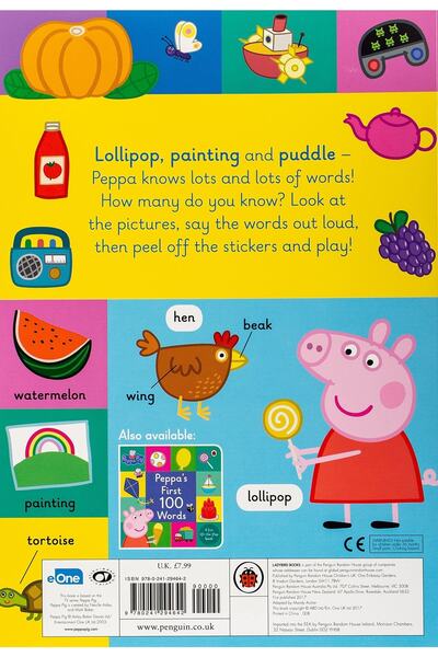 Penguin Books Peppa Pig 1000 First Words Sticker Book