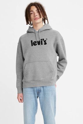 Levi s Pamuklu Relaxed Fit Kanguru Cepli Kapu onlu Sweat Erkek Sweat A2827 Fiyat Yorumlar Trendyol