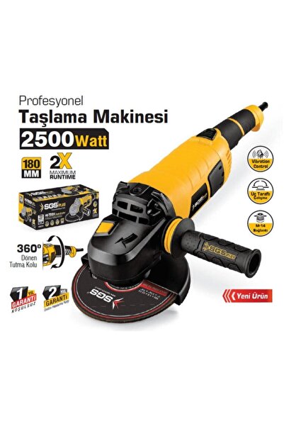 SGS 5116 Profesyonel Taşlama Makinesi - 2500 Watt,180mm