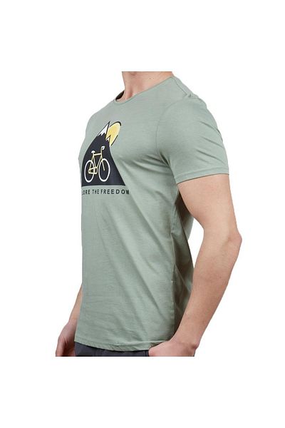 Alpinist تاروس 600608   تي شيرت رجالي - أخضر تفاحي، مقاس S
