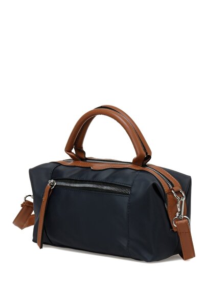 Polaris Satin Roll Hand 2Pr Navy Blue Women's Handbag