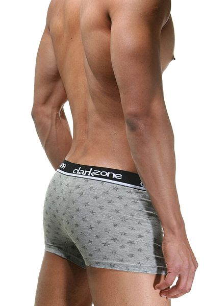 darkzone Ανδρικό γκρι μελανζ Classic Grey Boxer DZN2300