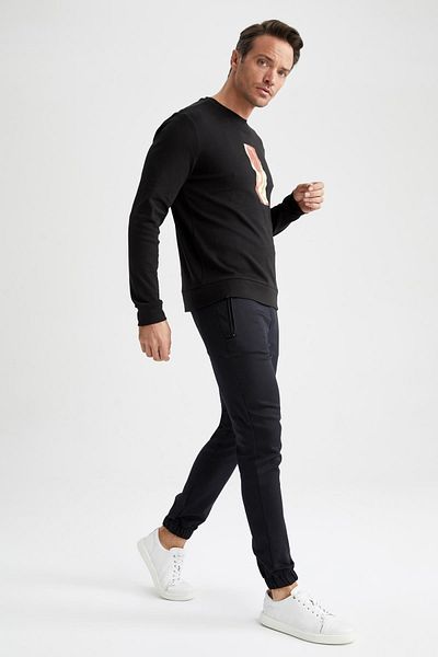 DeFacto Jogger Standard Fit Gabardine Chino Trousers