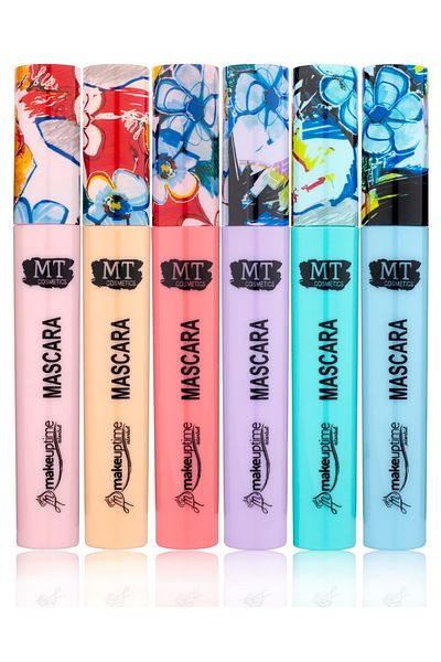 Makeuptime Professional Volumizing 6 Different Tips Ultra Black Mascara Maqya-1448
