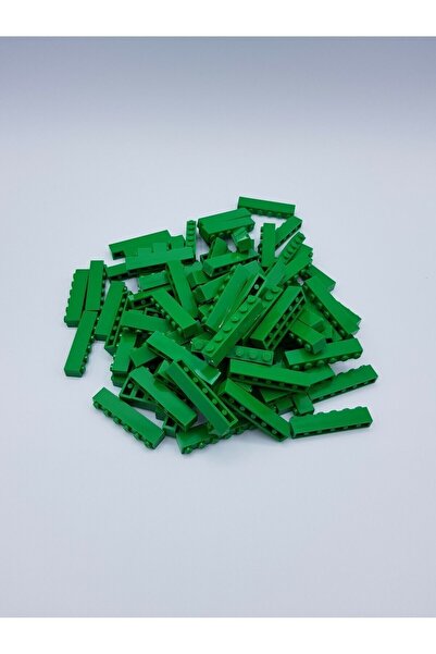 LEGO Original Accessory Custom Moc Creator Brick 1 X 6 Brick Green 4 Pieces t...