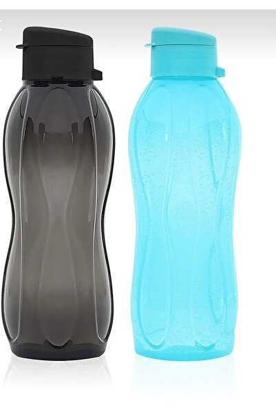 KÜÇÜK EW 2'li Set Eko Şişe Suluk - Pratik Kapak Matara 2x 750 Ml