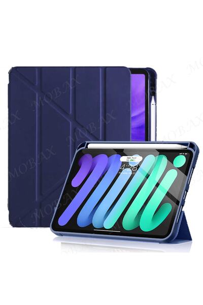 UnDePlus Xiaomi Mi Pad 5 / 5 Pro Kılıf Kalem Bölmeli Trifolding Case