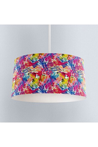 BAMBAŞKA MODA Renkli Modern Desenli Avize Bmav-1150