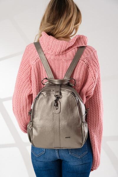 Just Polo Kadın Yumuşak Deri Kol Ve Sırt Çantası Pbu2134