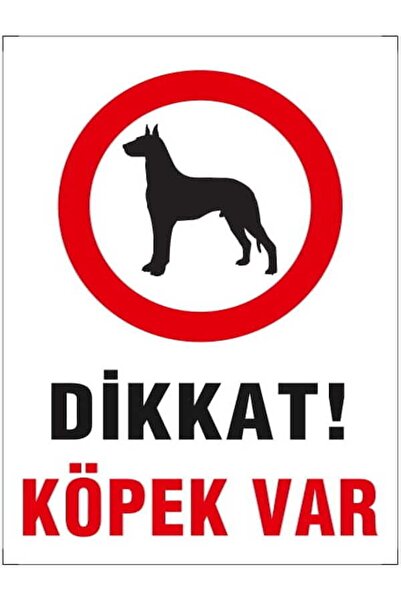 Emek İkaz Levhaları تحذير: يوجد كلب تحذير/علامة تحذير