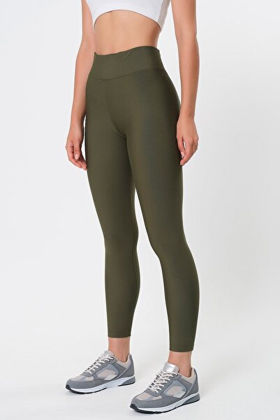 MRS.MODA Women's Khaki Raised High Waist Tights