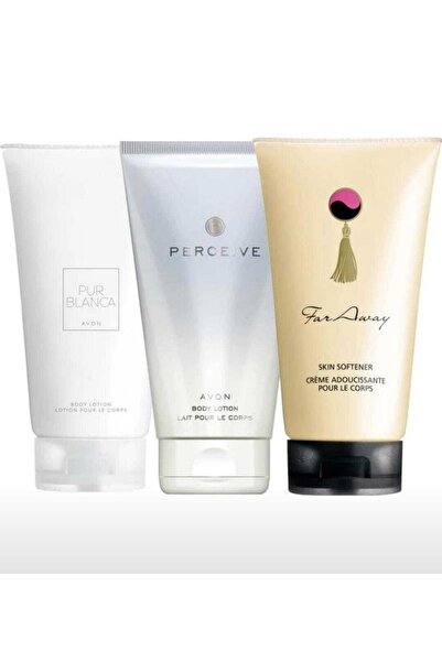 AVON Far Away Pur Blanca Ve Perceive Vücut Losyonu Set