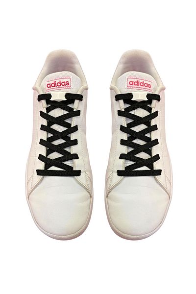 ipekbazaar Takbırak Elastic Shoelaces, Laceless Smart Laces, Black&white