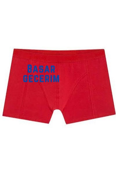 BoxerMasters Red Printed Men's Boxer