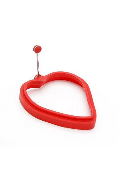 Ün-Ev 2-Piece Silicone Heart Egg Mold