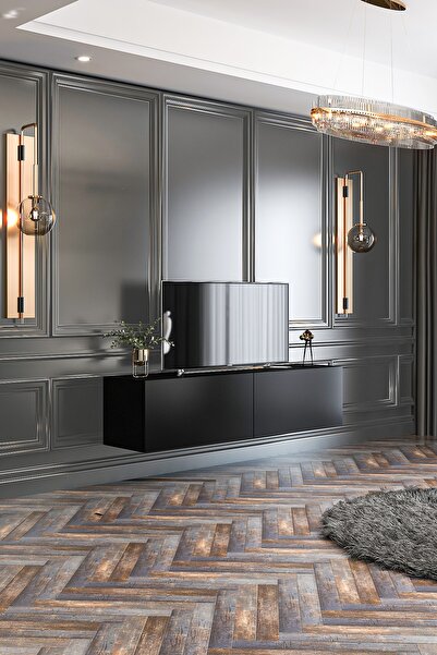 Givayo Mobilya Milsa Tv Ünitesi 120 Cm Ayaklı Kullanım Duvara Monte