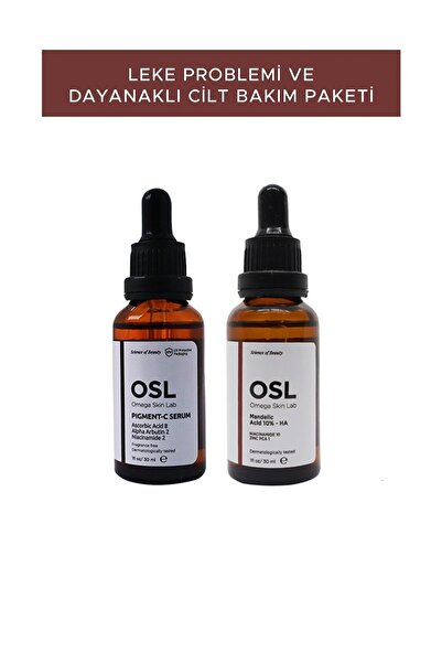OSL Omega Skin Lab Leke Problemi Ve Dayanaklı Cilt Bakım Paketi