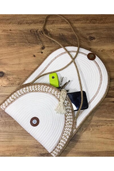 AYŞE SERHOŞOĞLU HOME DESİGN Clutch Bag, Straw Bag, Handmade Clutch Bag, Daily Bag, Designer Bag