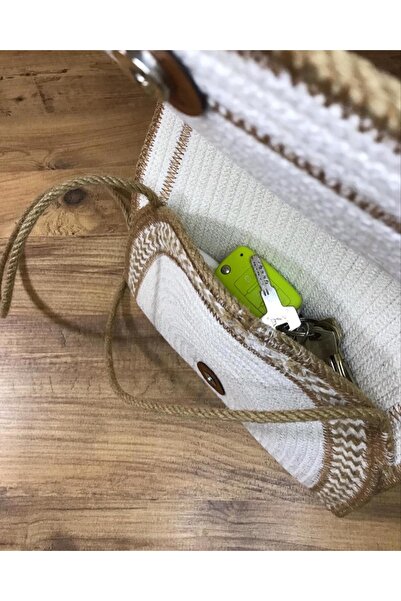 AYŞE SERHOŞOĞLU HOME DESİGN Clutch Bag, Straw Bag, Handmade Clutch Bag, Daily Bag, Designer Bag