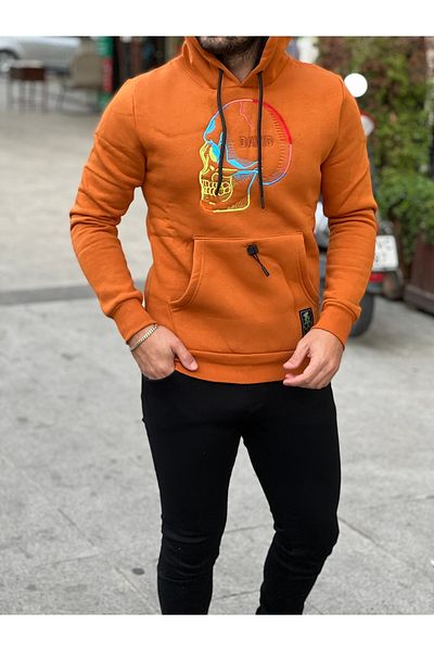 rvs moda Colorful Skull Fleece