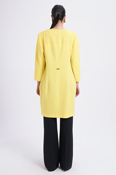 Balizza Göğüs Ve Sırt Taş Dizayn Trençkot