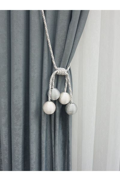 FAONN Modern Winding 4 Ball Braçol Cornice Tactical String Ceiling Curtain Accessory Rope Double Breasted Hanger