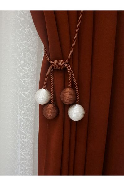 FAONN Modern Winding 4 Ball Braçol Cornice Tactical String Ceiling Curtain Accessory Rope Double Breasted Hanger