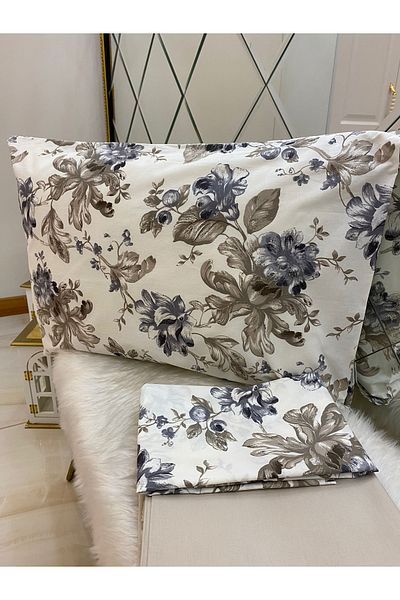Özcan Ev Tekstil Ranforce Elastic Sheet Pillow Set 100% Cotton