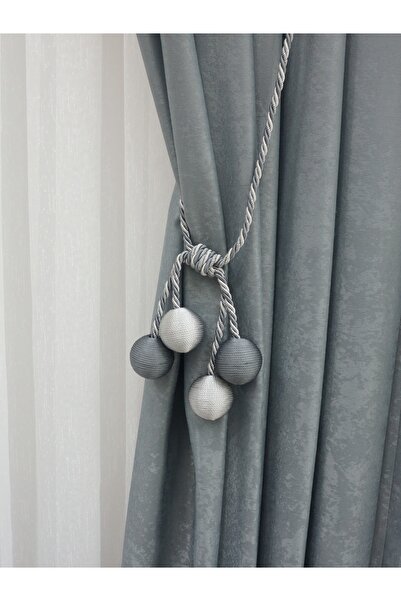 FAONN Modern Sarım 4 Toplu Braçol Kornışe Takmatik Ipli Tavan Perde Aksesuarı...