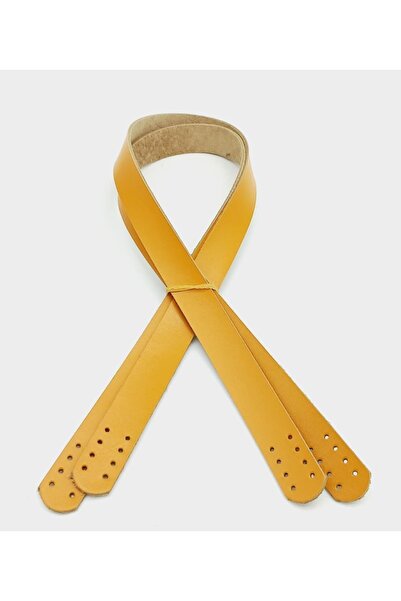 angel çanta aksesuar Гірчичний колір, натуральна шкіра, 70x2,3 см, подвійна р...