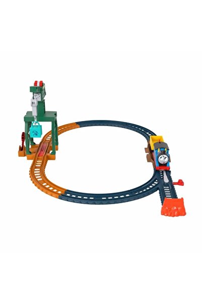 Thomas&Friends Thomas Ve Arkadaşları Motorlu Tren Seti Cranky The Crane Cargo...