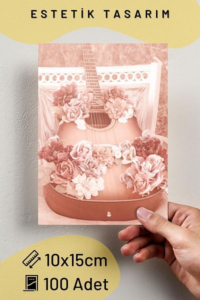 Postifull Σετ κολάζ αφίσας Dusty Dusty Dusty Wall - 100 τεμάχια, 10cm*15cm, Αυτοκόλλητη πλάτη