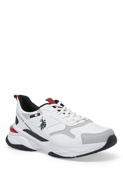 U.S. Polo Assn. 2w Solıdar 2pr Pantofi sport pentru bărbați. 40-45, alb/lacui...