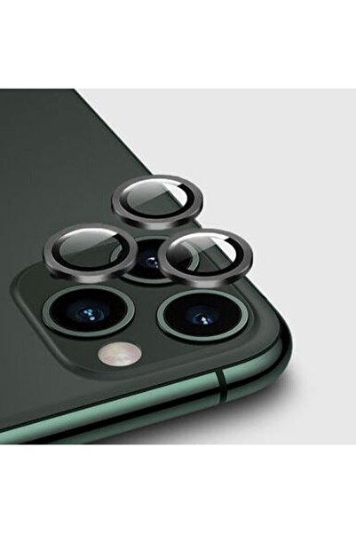 PSGT Iphone11 Pro Max & 11 Pro Uyumlu Alüminyum Alaşım 3d Kamera Lens Koruyucu
