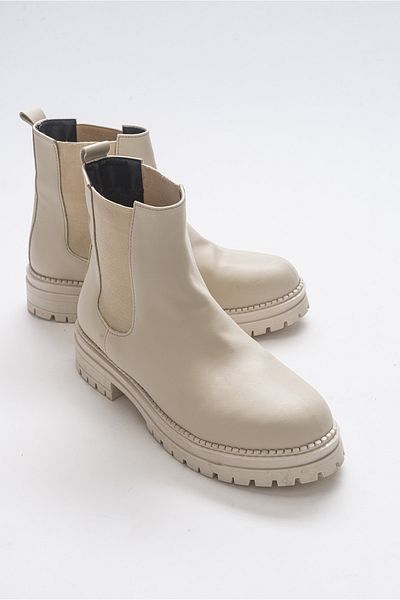 LuviShoes Vlastní béžové dámské boty