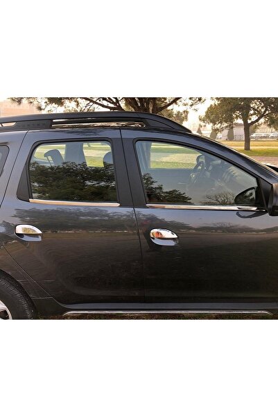 FAMS OTO AKSESUAR Dacia Duster Uyumlu Krom Uyumlu Cam Çıtası 4 Parça 2018-202...