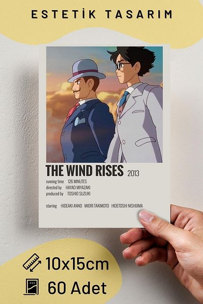 Postifull Σετ αφίσας τοίχου Anime 60 τμχ - Αυτοκόλλητη πλάτη - Σετ κουτί 10cm*15cm