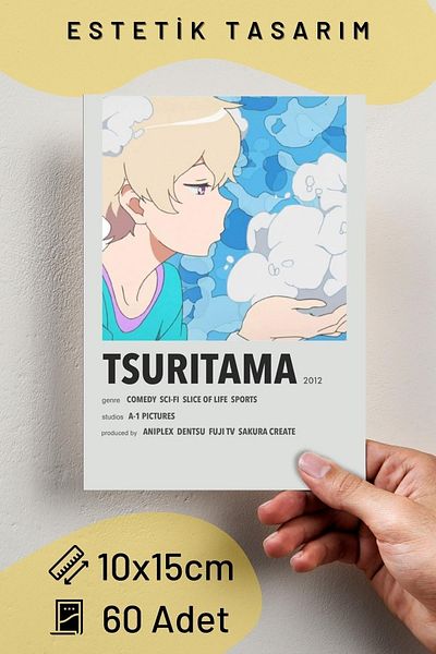 Postifull 60 τμχ Αφίσα Anime Wall - 10cm*15cm Σετ κολάζ με αυτοκόλλητη πλάτη - Σε κουτί