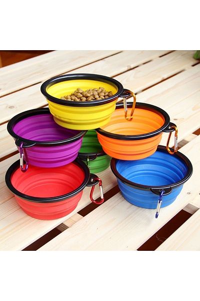 Buffer Yoncat Foldable Cat Dog Food and Water Bowl